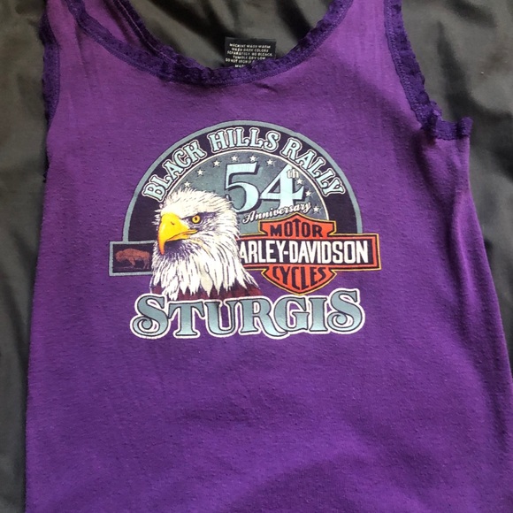 Vintage Sturgis rally lace tank - Picture 3 of 3